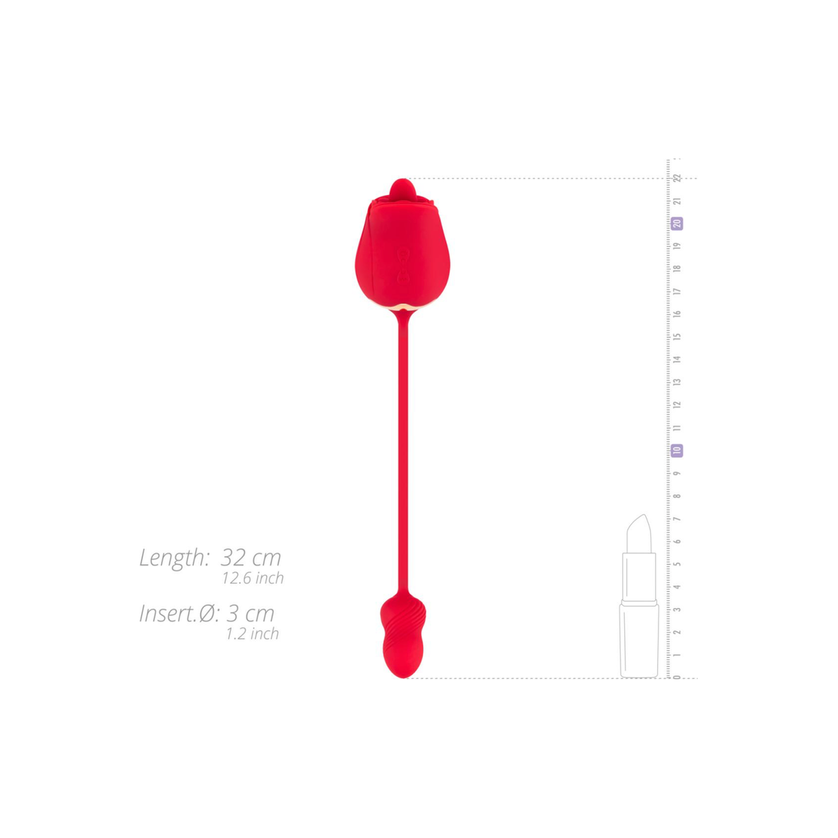 Teazers Rose Vibrator and Clitoris Stimulator