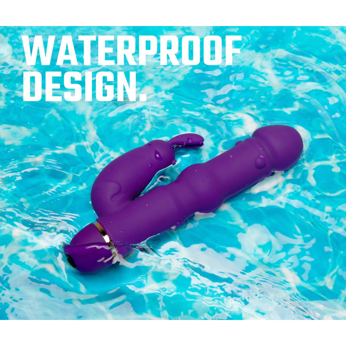 Teazers Siliconen Rabbit Vibrator - Paars