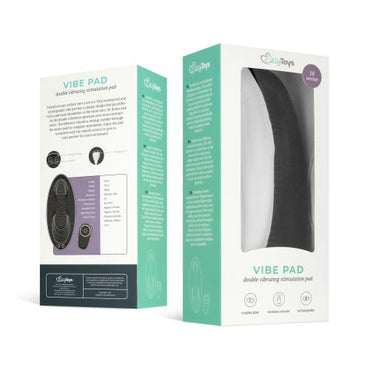 Vibe Pad Dubbele Vibratie met Afstandsbediening - Zwart