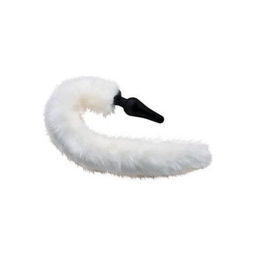 White Fox Buttplug & Haarband Set