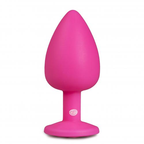 Roze siliconen buttplug van EasyToys, ideaal voor anale verkenning en perfect voor zowel beginners als gevorderden.