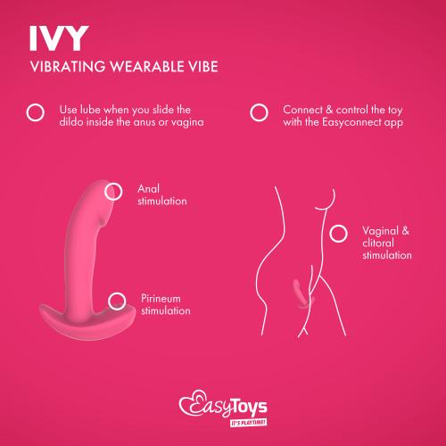 EasyConnect - Draagbare Vibrator Ivy app gestuurd