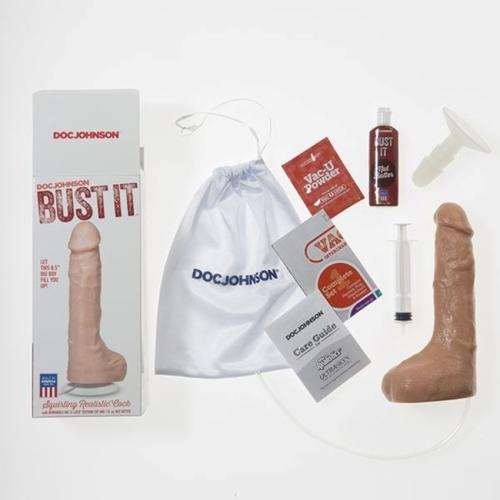 Doc Johnson - Realistische Spuitende Penis - Beige
