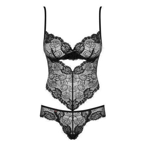 Alluria Kanten Body - Zwart