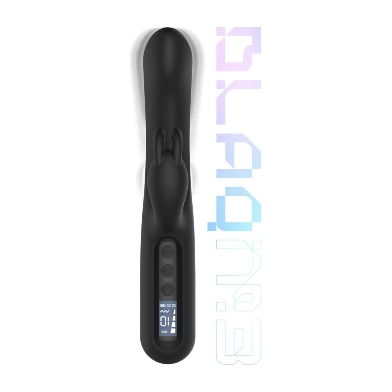 BLAQ - Digitale Rabbit Vibrator - Zwart