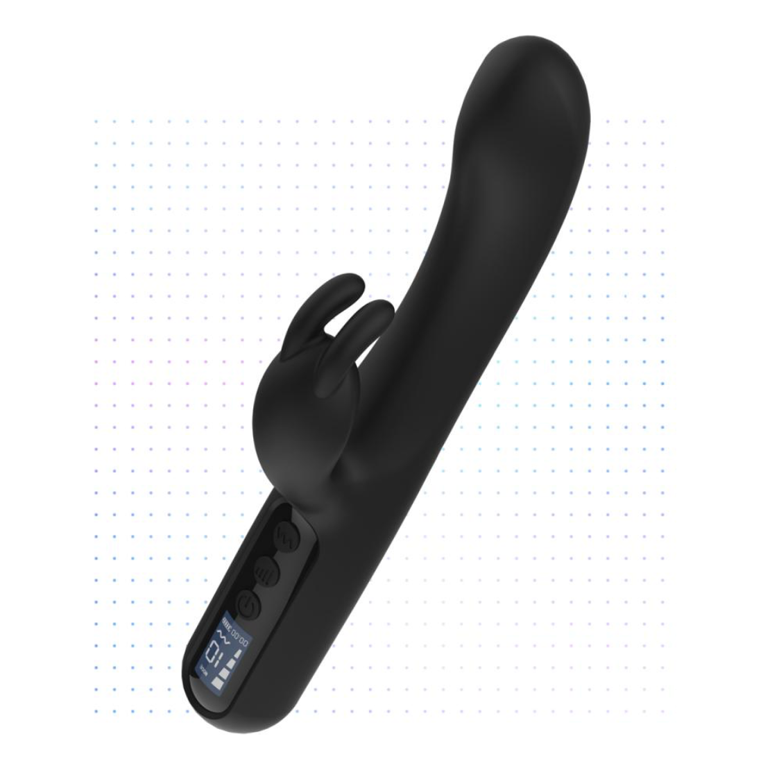 BLAQ - Digitale Rabbit Vibrator - Zwart