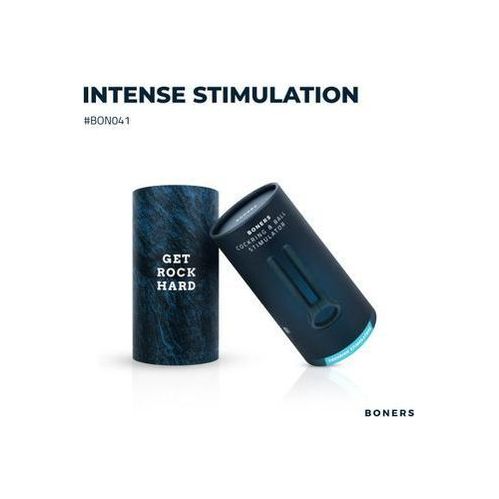 Boners Cockring & Ball Stimulator - Blauw