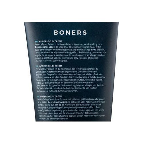 Boners Orgasmevertragende Crème - 100 ml