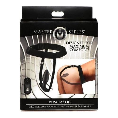 Bum-Tastic Vibrerende Anaal Plug met Harnas & Afstandsbediening