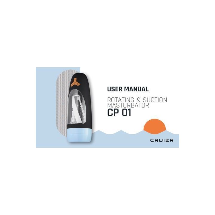 CRUIZR - CP01 Draaiende En Zuigende Masturbator Met Adapter