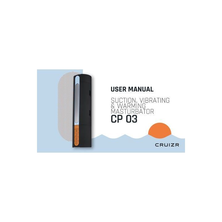 CRUIZR - CP03 Deluxe Vibrerende En Zuigende Masturbator Met Adapter
