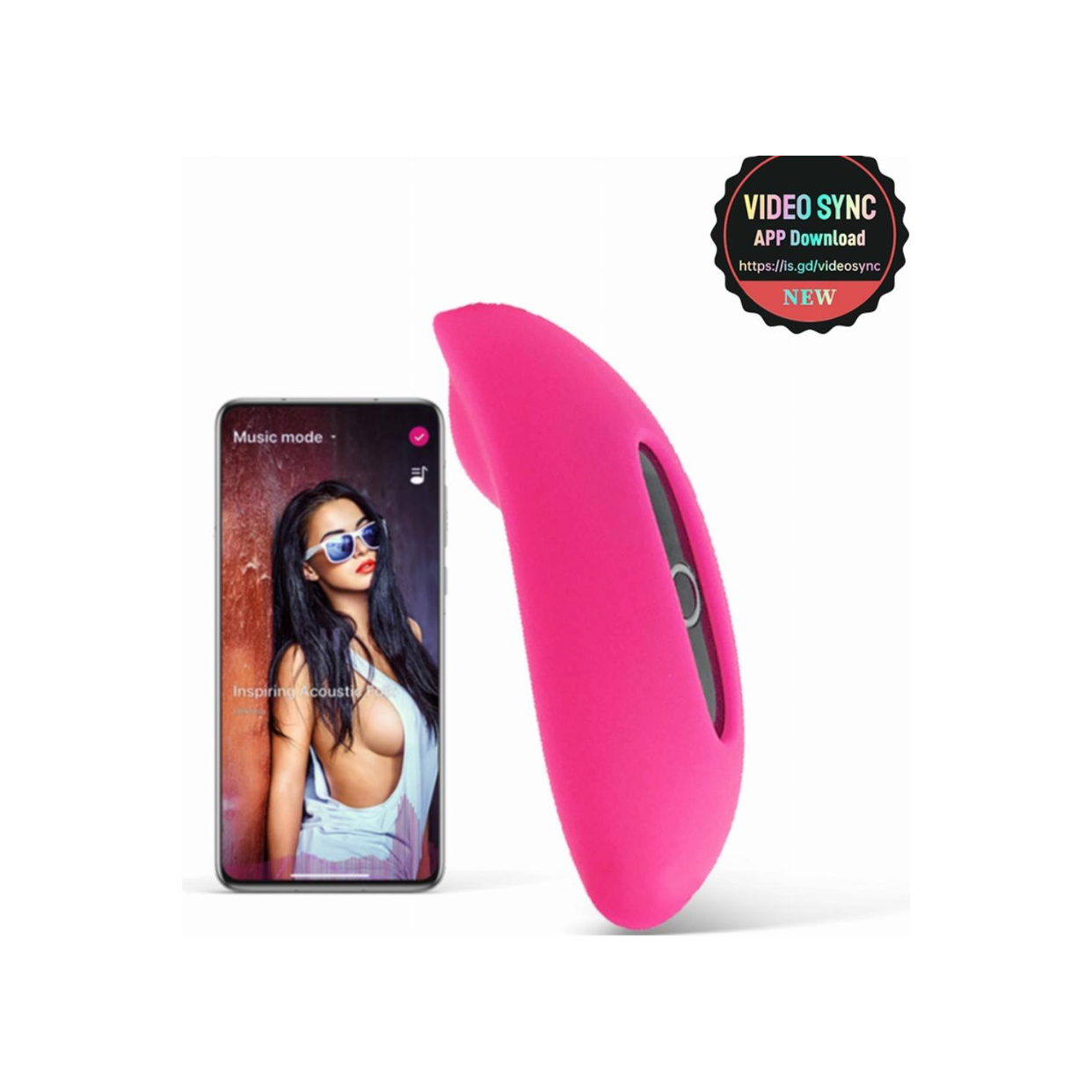 Candy Met App Bedienbare Panty Vibrator - Roze
