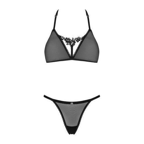 Celia Noir - Doorzichtige Set - Zwart