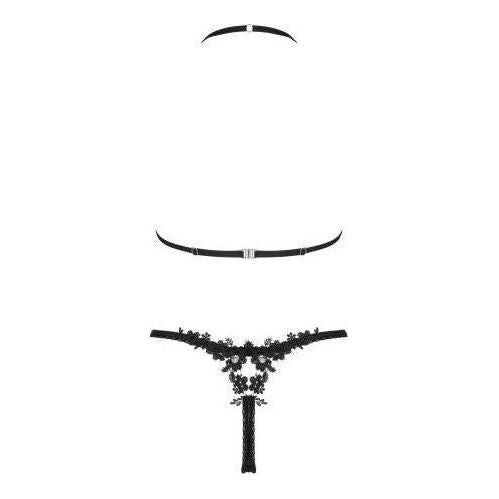 Celia Noir - Doorzichtige Set - Zwart