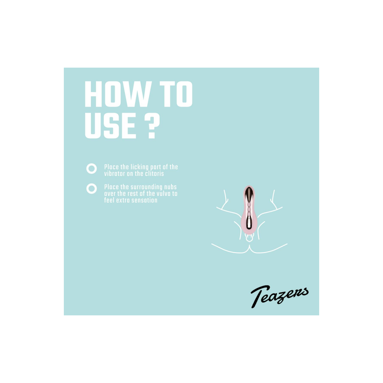 Clitoris Vibrator Met Tong - Roze