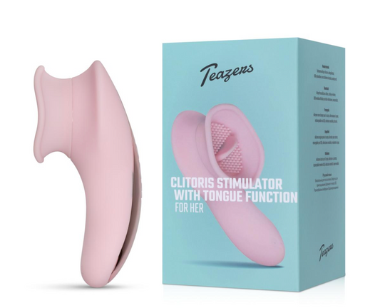 Clitoris Vibrator Met Tong - Roze