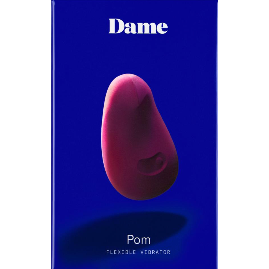 Dame - Pom Flexibele Vibrator - Donker Rood