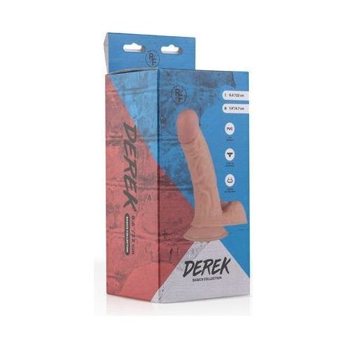 Derek Realistische Dildo Met Balzak - 22 cm