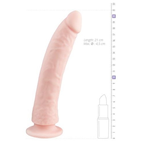 Easytoys Realistische Dildo Met Zuignap - 21 cm