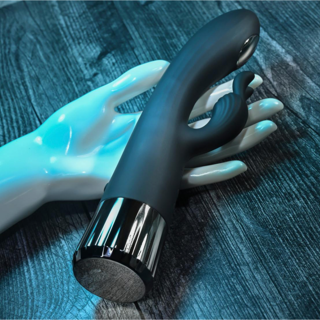 Evolved - Heat Up and Chill Rabbit Vibrator - Zwart