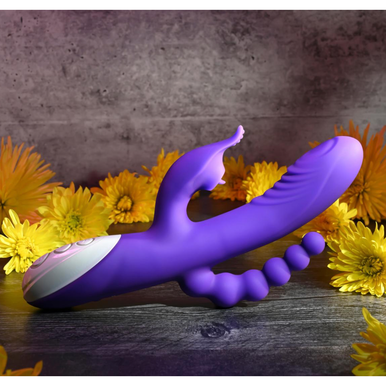 Evolved - Lick Me Triple Stim Vibe Vibrator - Paars