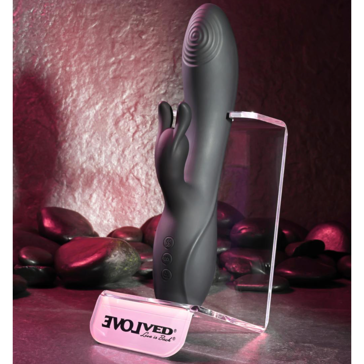 Evolved - Rabbit Hole Vibrator - Zwart