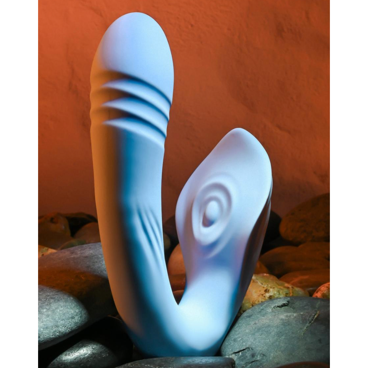 Evolved - Tap and Trust Vibrator - Lichtblauw