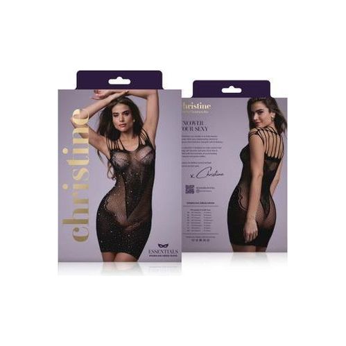 Glitter Jurkje Riana - zwart - One size