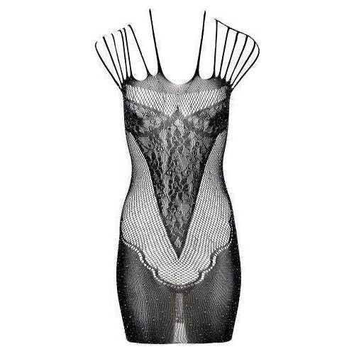 Glitter Jurkje Riana - zwart - One size