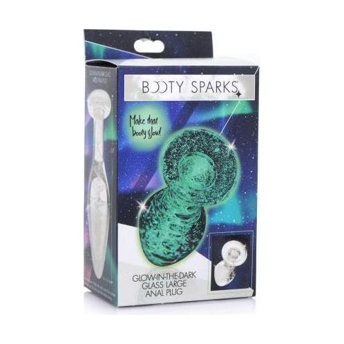 Glow-in-the-Dark Anaalplug Van Glas - Large