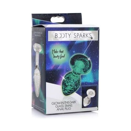 Glow-in-the-Dark Anaalplug Van Glas - Small