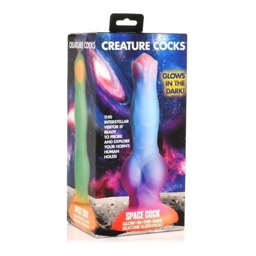 Glow-in-the-dark Siliconen Alien Dildo