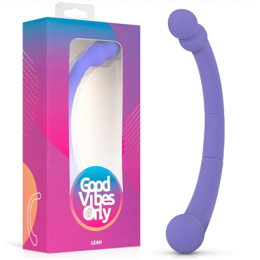 Good Vibes Only - Double End Vibrator Leah - Paars