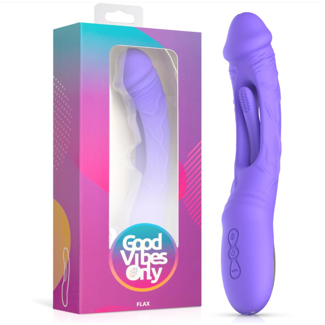 Good Vibes Only - Flax Vibrerende Dildo met G-Spot Stimulator