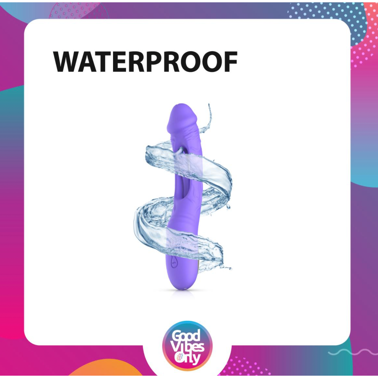 Good Vibes Only - Flax Vibrerende Dildo met G-Spot Stimulator