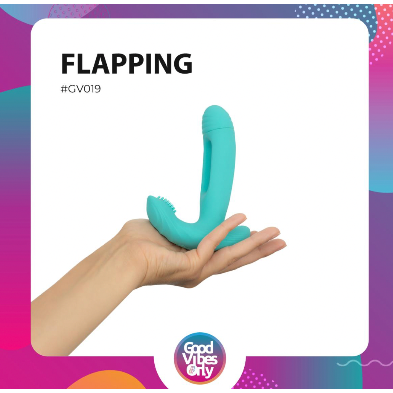 Good Vibes Only - Gina Tappende G-spot Vibrator