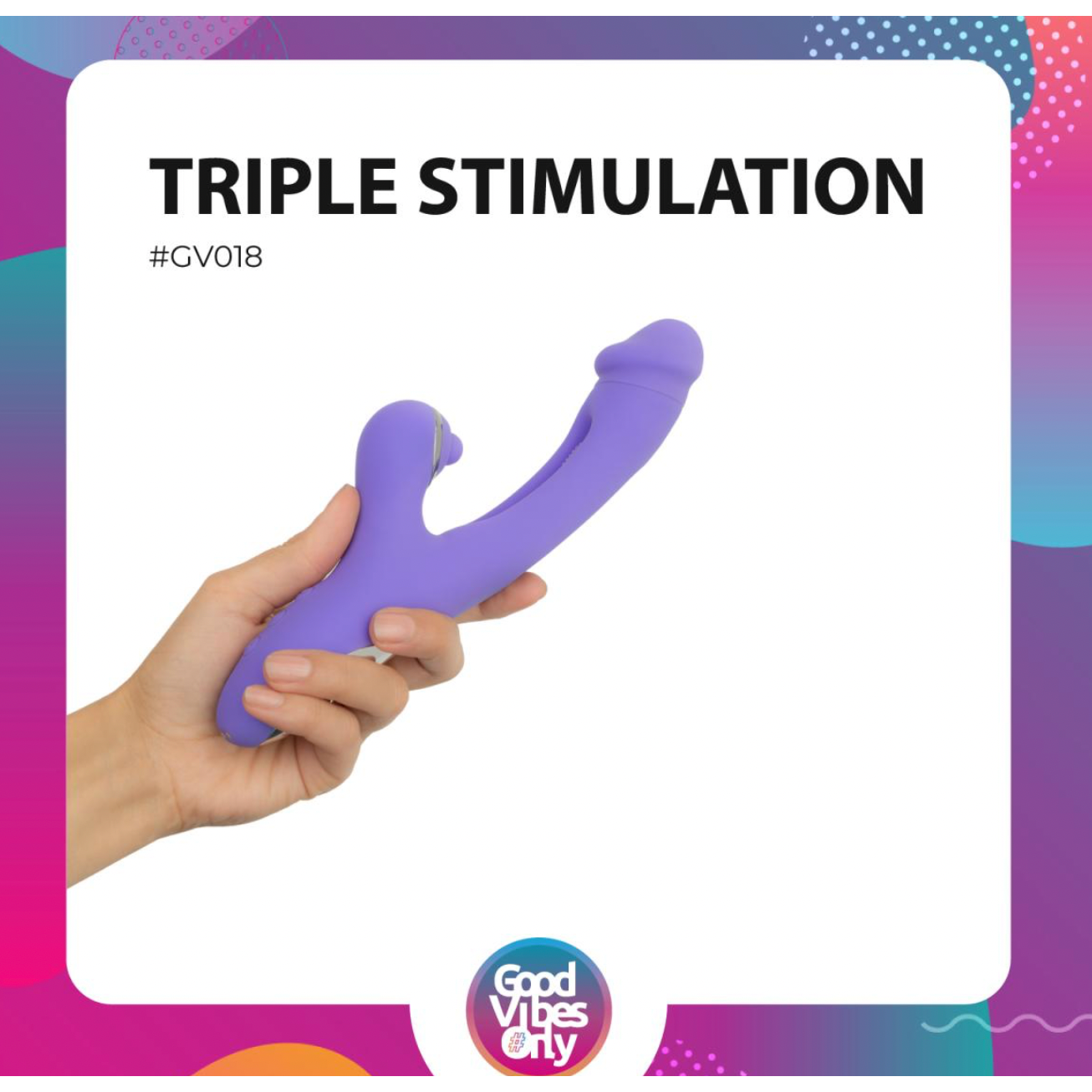 Good Vibes Only - Tess Rabbit Vibrator met G-Spot stimulator