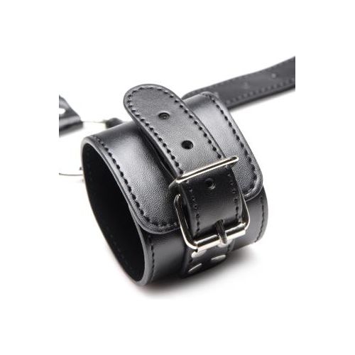 Halsband Met Polsboeien Restraint Set - Zwart