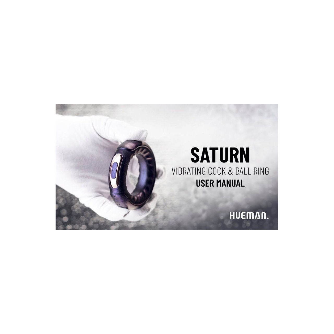 Hueman - Saturn Vibrerende Cock/Ball Ring