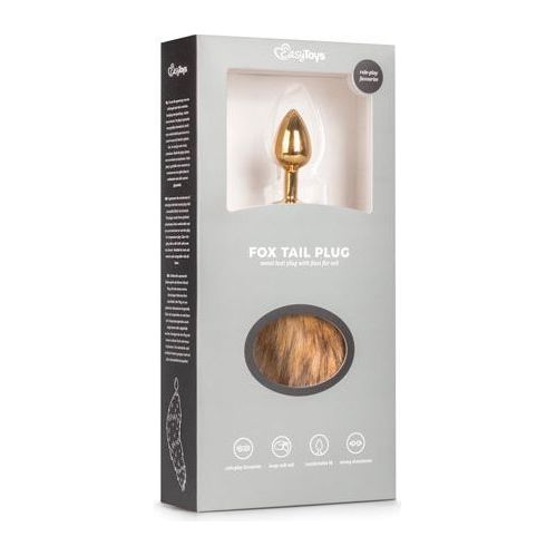Kleine buttplug met vossenstaart