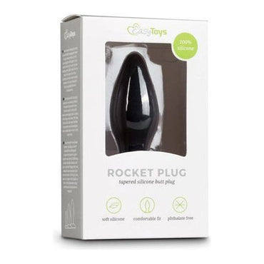Kleine zwarte siliconen buttplug