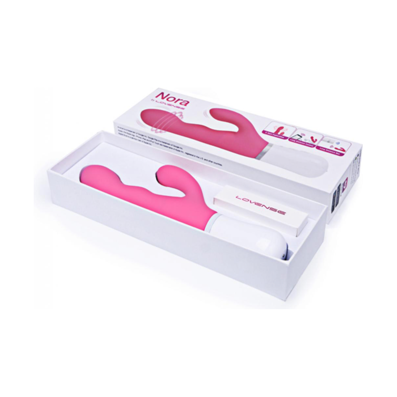 Lovense - Nora G-spot Vibrator Met App - Roze