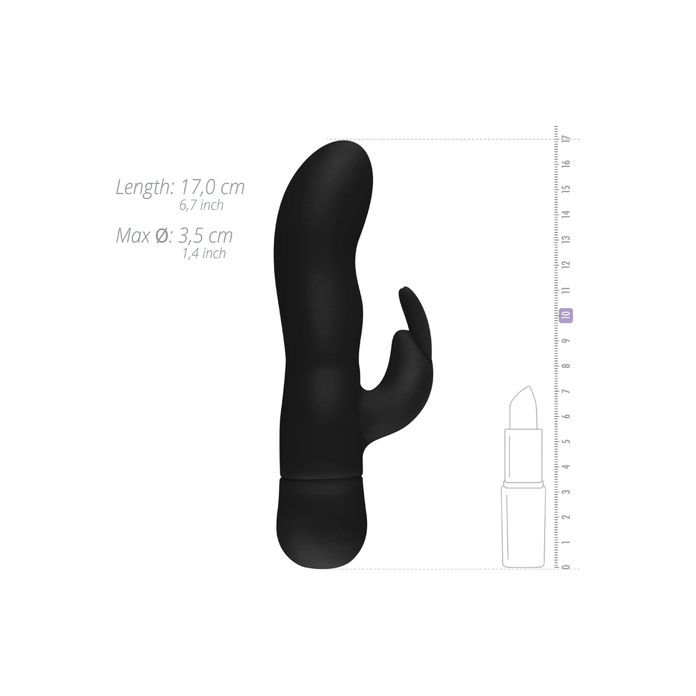 Mad Rabbit Vibrator - Zwart