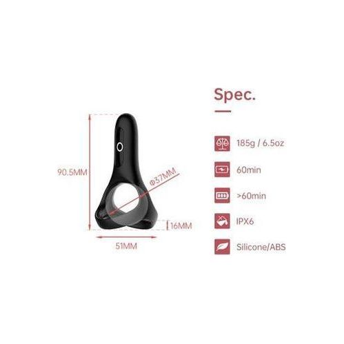 Magic Motion - Rise Smart Vibrerende Cockring - Black