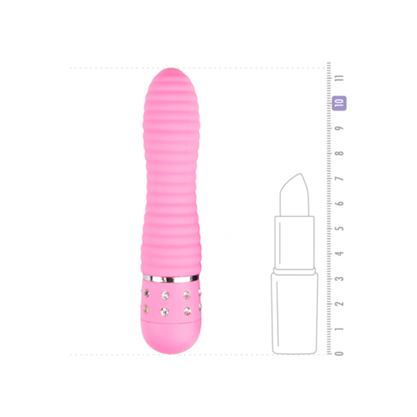 Mini Vibrator Geribbeld