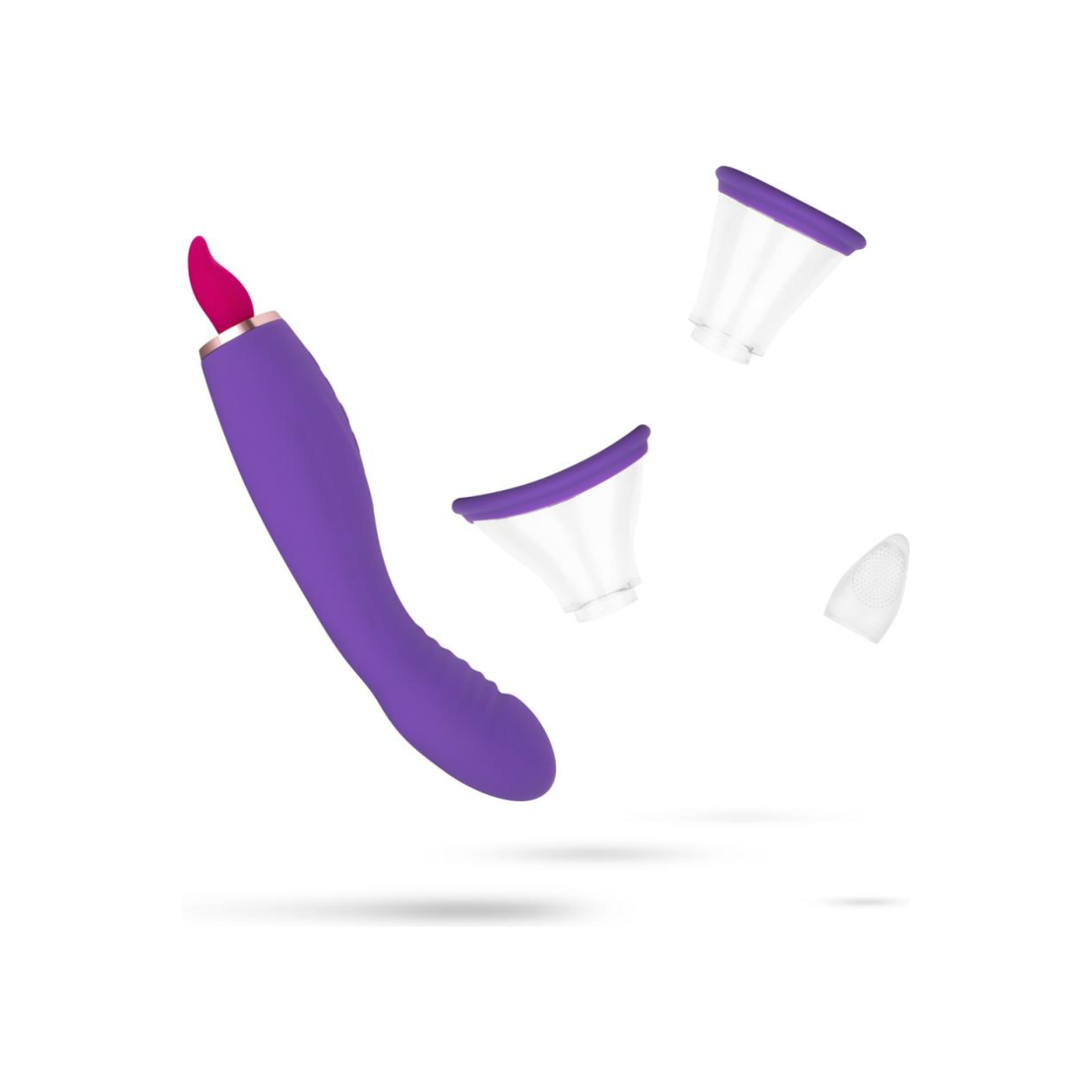 Pleasure Pump Met G-Spot Vibrator - Paars