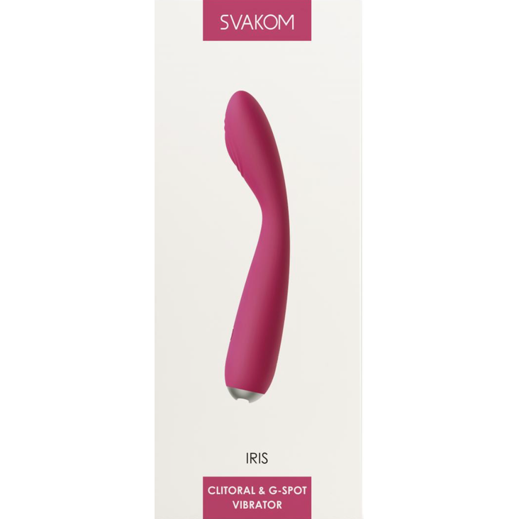 SVAKOM - Iris G-Spot En Clitoris Vibrator - Plum Red