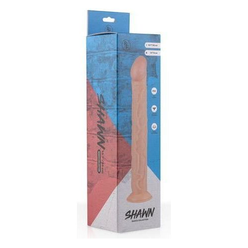 Shawn Realistische Dildo Met Zuignap - 35 cm