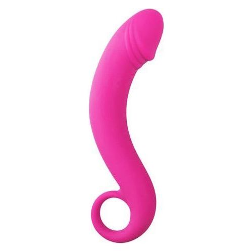 Siliconen prostaat dildo - roze