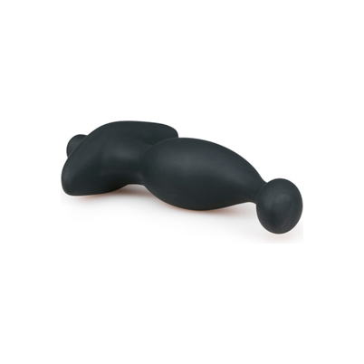 Siliconen prostaat vibrator - zwart